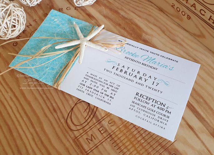 beach wedding invitations party