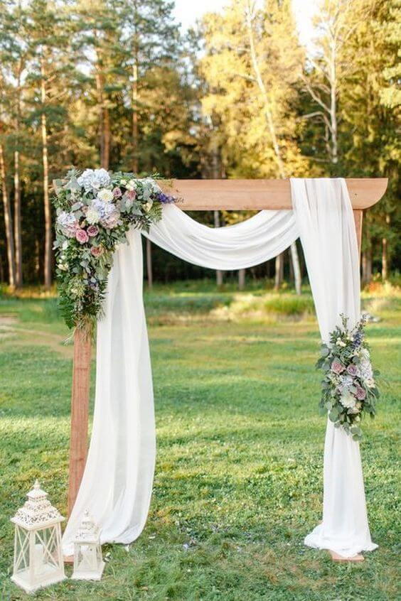 garden wedding arch decoration